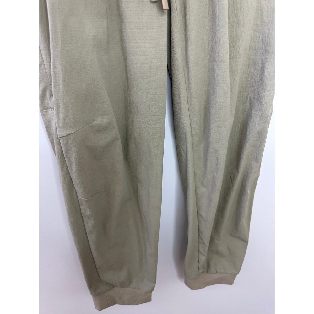 NWT Athleta Trekkie Relaxed Mid Rise Jogger Pants Flax Tan XS Ripstop Stretch - Picture 4 of 15